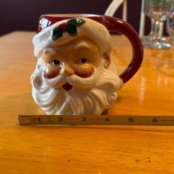 Stoneware Santa mug from Cracker Barrel. New with tag - Picture 8 of 8